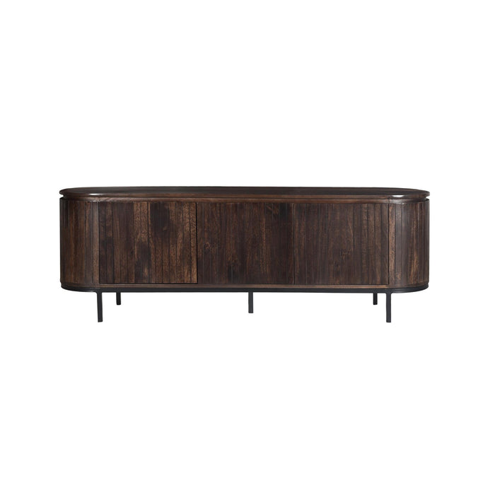 Kast Noor Mangohout Bruin 170x43 cm-Opbergkasten-Livingfurn