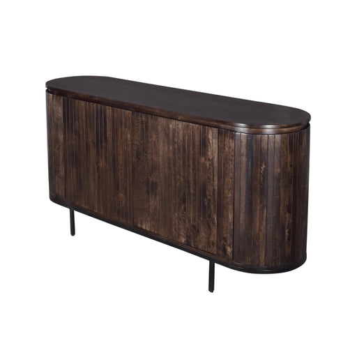 Kast Noor Mangohout Bruin 170x43x81 cm-Dressoirs-Livingfurn