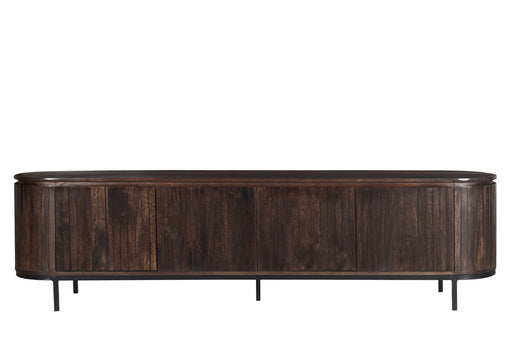 Kast Noor Mangohout Bruin 210x43x56 cm-TV-meubels-Livingfurn