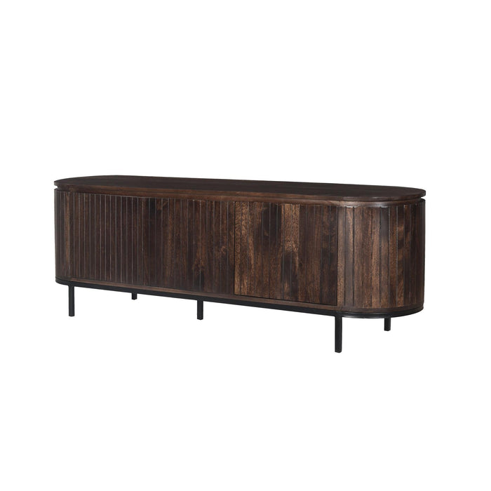Kast Noor Mangohout Bruin 43x170x56 cm-TV-meubels-Livingfurn