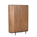 Kast Noor Mangohout Naturel hout 115x43x151 cm-Opbergkasten-Livingfurn