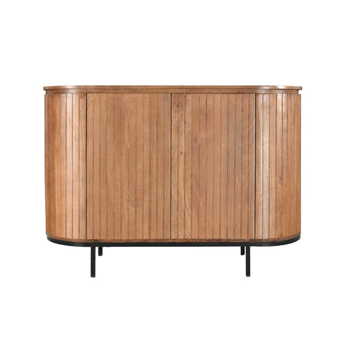 Kast Noor Mangohout Naturel hout 115x43x81 cm-Dressoirs-Livingfurn
