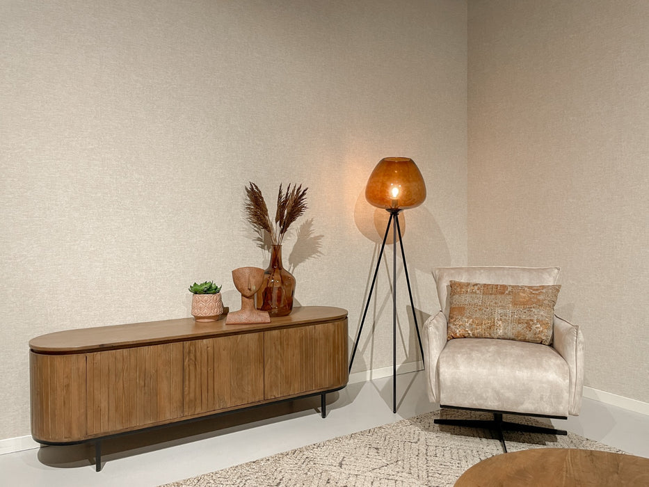 Kast Noor Mangohout Naturel hout 170x43 cm-Opbergkasten-Livingfurn