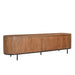 Kast Noor Mangohout Naturel hout 210x43 cm-Opbergkasten-Livingfurn