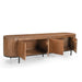Kast Noor Mangohout Naturel hout 210x43x56 cm-TV-meubels-Livingfurn