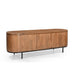 Kast Noor Mangohout Naturel hout 43x170x56 cm-TV-meubels-Livingfurn