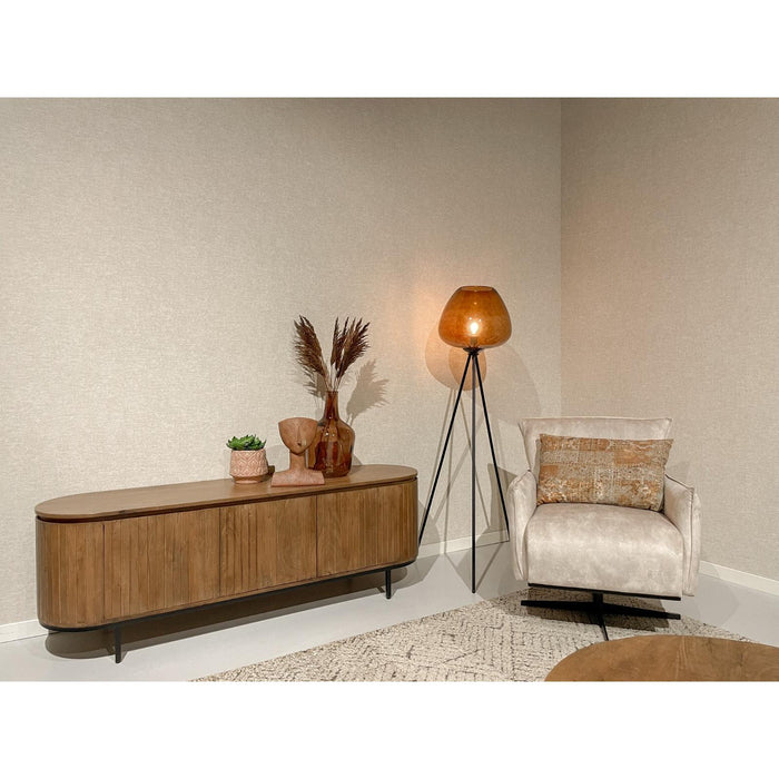 Kast Noor Mangohout Naturel hout 43x170x56 cm-TV-meubels-Livingfurn