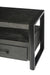 Kast Norris Mangohout Zwart 120x45x50 cm-TV-meubels-Livingfurn