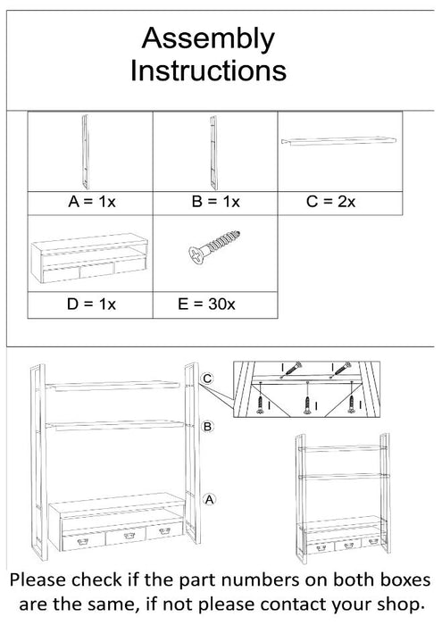 Kast Norris Mangohout Zwart 150x45 cm-Opbergkasten-Livingfurn