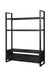 Kast Norris Mangohout Zwart 150x45x200 cm-TV-meubels-Livingfurn
