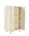 Kast Patou Mangohout Beige 43x115x151 cm-Opbergkasten-Livingfurn