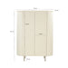 Kast Patou Mangohout Beige 43x115x151 cm-Opbergkasten-Livingfurn