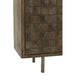 Kast Pino Metaal | Mango Hout Brown | Grey-Opbergkasten-J-Line