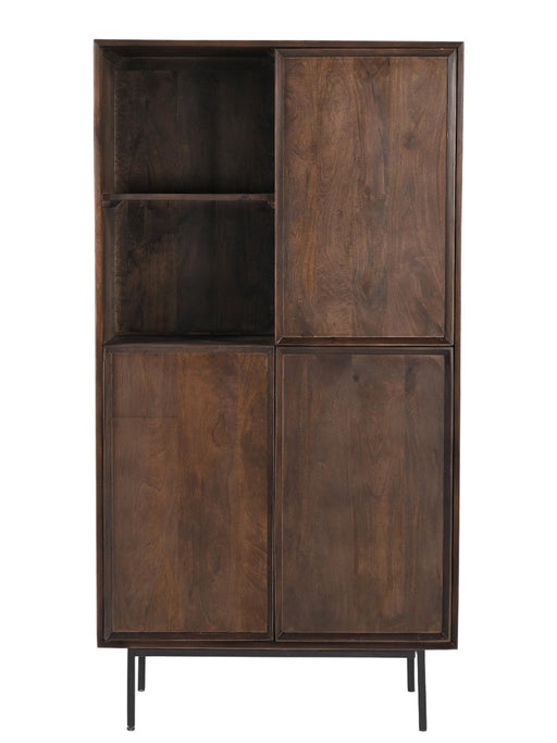 Kast Ravenstein Mangohout Bruin 170x40 cm-Opbergkasten-Livingfurn