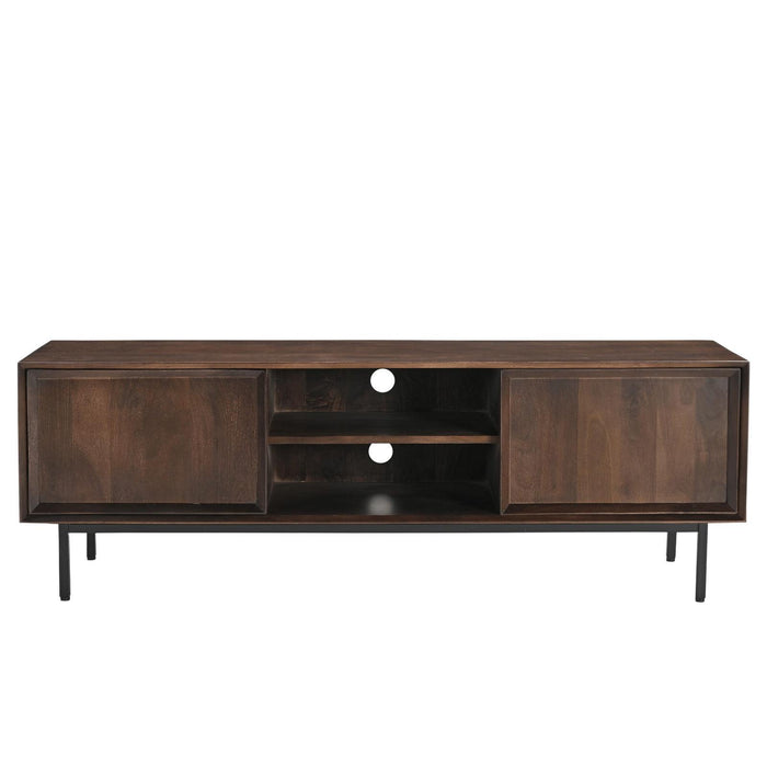 Kast Ravenstein Mangohout Bruin 50x40x150 cm-TV-meubels-Livingfurn
