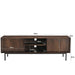 Kast Ravenstein Mangohout Bruin 50x40x150 cm-TV-meubels-Livingfurn