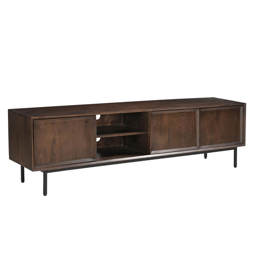 Kast Ravenstein Mangohout Bruin 50x40x180 cm-TV-meubels-Livingfurn