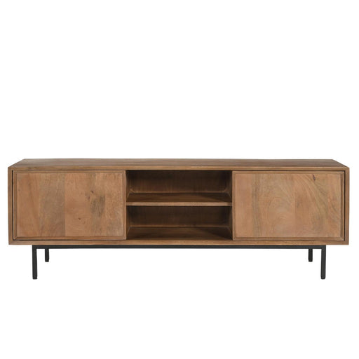 Kast Ravenstein Mangohout Naturel hout 40x50x150 cm-TV-meubels-Livingfurn