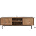 Kast Ravenstein Mangohout Naturel hout 40x50x150 cm-TV-meubels-Livingfurn