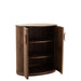 Lamp Bruin Mangohout hout 57 cm-Tafellampen-J-Line