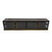 Kast Riho Zwart 220x45 cm-Opbergkasten-PTMD