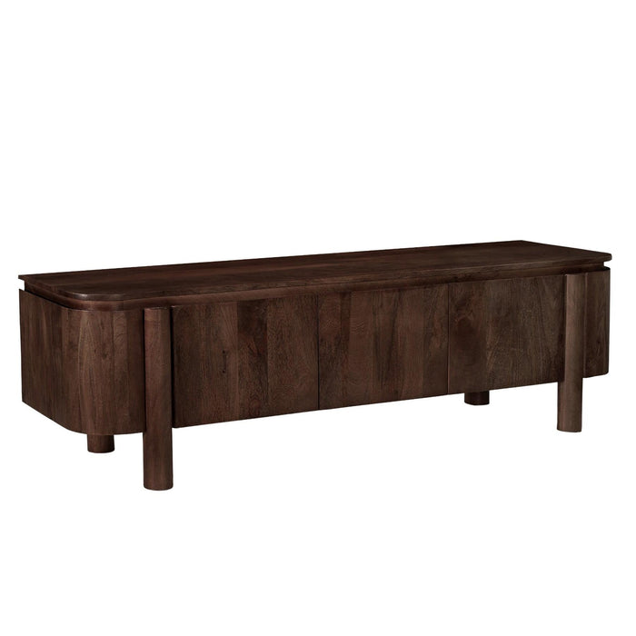 Kast Salano Mangohout Bruin 170x43x50 cm-TV-meubels-Livingfurn