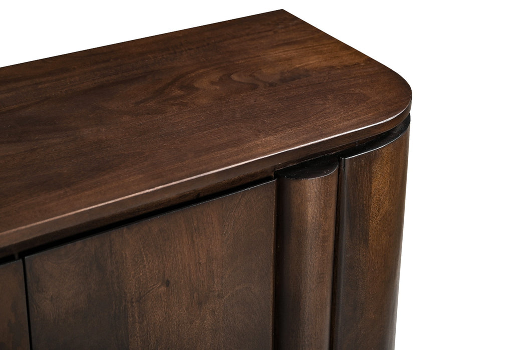 Kast Salano Mangohout Bruin 170x43x50 cm-TV-meubels-Livingfurn