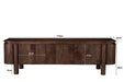 Kast Salano Mangohout Bruin 170x43x50 cm-TV-meubels-Livingfurn