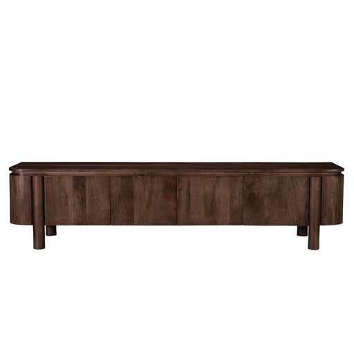 Kast Salano Mangohout Bruin 210x43 cm-Opbergkasten-Livingfurn
