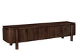 Kast Salano Mangohout Bruin 210x43x50 cm-TV-meubels-Livingfurn