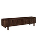 Kast Salano Mangohout Bruin 210x43x50 cm-TV-meubels-Livingfurn