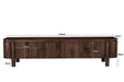 Kast Salano Mangohout Bruin 210x43x50 cm-TV-meubels-Livingfurn