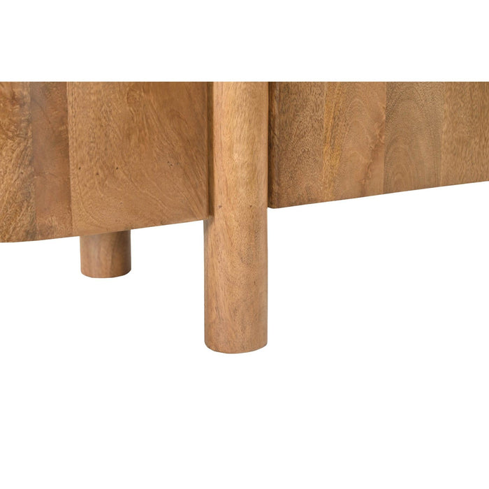 Kast Salano Mangohout Naturel hout 115x43x150 cm-Opbergkasten-Livingfurn
