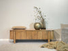 Kast Salano Mangohout Naturel hout 170x43x50 cm-TV-meubels-Livingfurn