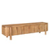 Kast Salano Mangohout Naturel hout 210x43x50 cm-TV-meubels-Livingfurn