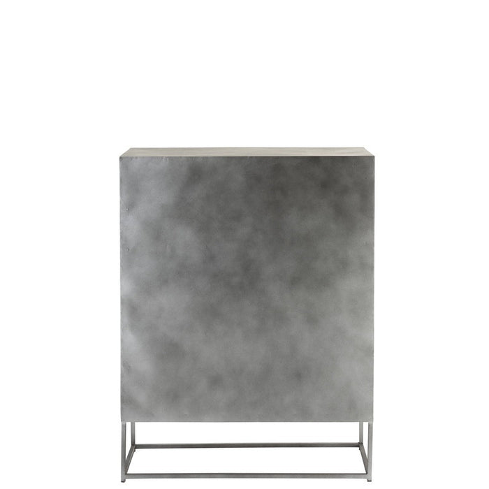 Kast Shanil 2 Doors Hout | Iron Natuurlijk | Grey-Opbergkasten-J-Line