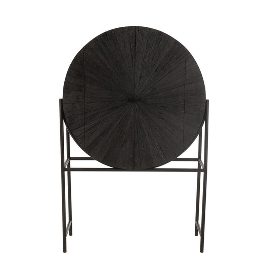 Kast Shanil Gerecycleerd Metaal, MDF, Recycled Hout Zwart-Opbergkasten-J-Line