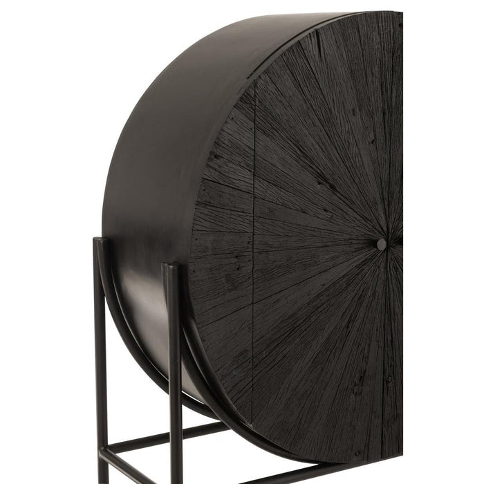 Lamp Zwart Metaal 38 cm Cabinet Bar-Tafellampen-J-Line