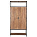 Kast Sturdy Mangohout Naturel hout 100x40x210 cm-Opbergkasten-Livingfurn