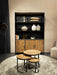 Kast Sturdy Mangohout Naturel hout 120x40x200 cm-Opbergkasten-Livingfurn