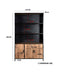 Kast Sturdy Mangohout Naturel hout 120x40x200 cm-Opbergkasten-Livingfurn