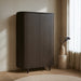 Kast Tobago Eikenhout fineer Bruin 115x43x180 cm-Opbergkasten-Livingfurn