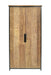Kast Tomar Teakhout Naturel hout 100x40x195 cm-Opbergkasten-Livingfurn