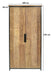 Kast Tomar Teakhout Naturel hout 100x40x195 cm-Opbergkasten-Livingfurn