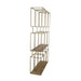 Kast Vakkenkast Beige-Opbergkasten-PTMD