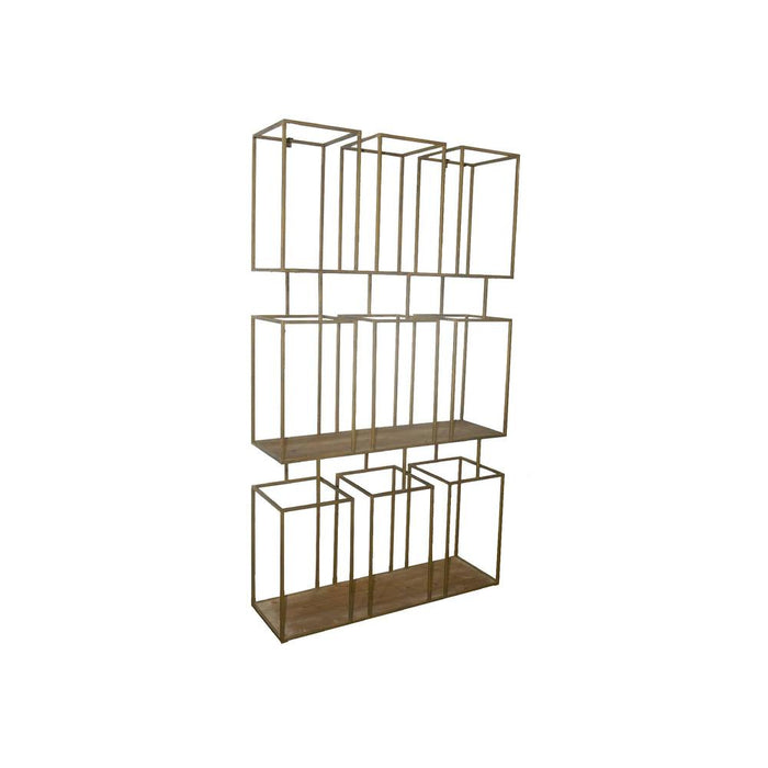 Kast Vakkenkast Beige-Opbergkasten-PTMD