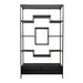 Kast Vakkenkast Zwart 40x110 cm-Opbergkasten-PTMD