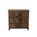 Kast Verouderd hout bruin-Ladenkasten-J-Line