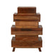 Lamp Naturel Recycled hout 35 cm-Tafellampen-J-Line