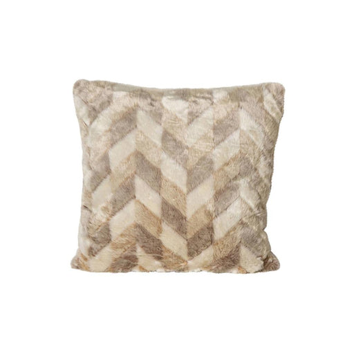 Kathleen Crème Imitatiebont Sierkussen Vierkant L-Decoratief kussen-PTMD